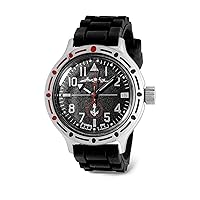 Vostok | Naval Infantry Amphibian Automatic Self-Winding Russian Military Diver Wrist Watch | WR 200 m | Amphibia 420959 | Fashion | Business | Casual Men's Watches