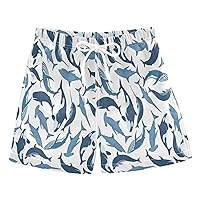 Boys Swim Trunks Quick Dry Swim Shorts Knee Length Board Short Kid Swimwear Bathing Suit