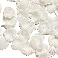 3000 Pieces White Silk Fabric Flower Mini Rose Petals for Weddings