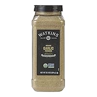 Watkins Gourmet Spice, Organic Garlic Powder, 22.0 oz. Bottle (21808)