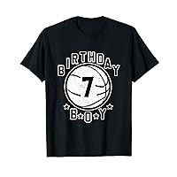 Vintage Athletic Basketball 7 Years Old Birthday Boy BKLYN T-Shirt