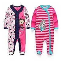 Baby and Toddler Footed One-Piece Romper Jumpsuit Cotton Baby Clothes Play Infant Girls Boys Newborn Outfits