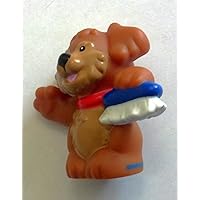 Puppy / Dog Brush 2007 Fisher Price Little People Replacement O.O.P