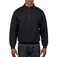 Gildan Unisex-Adult Fleece Quarter-Zip Cadet Collar Sweatshirt, Style G18800