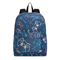 Video Game Backpack Toddler Teenager School Backpack Gamepad Kid Bookbag for Boys Girl Ages 5 to 19,1