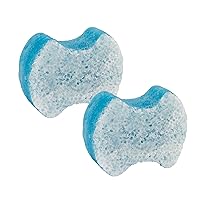 Spongeables Foot Scrubber Sponge with Shea Butter and Tea Tree Oil, Clean & Fresh, 2 Count