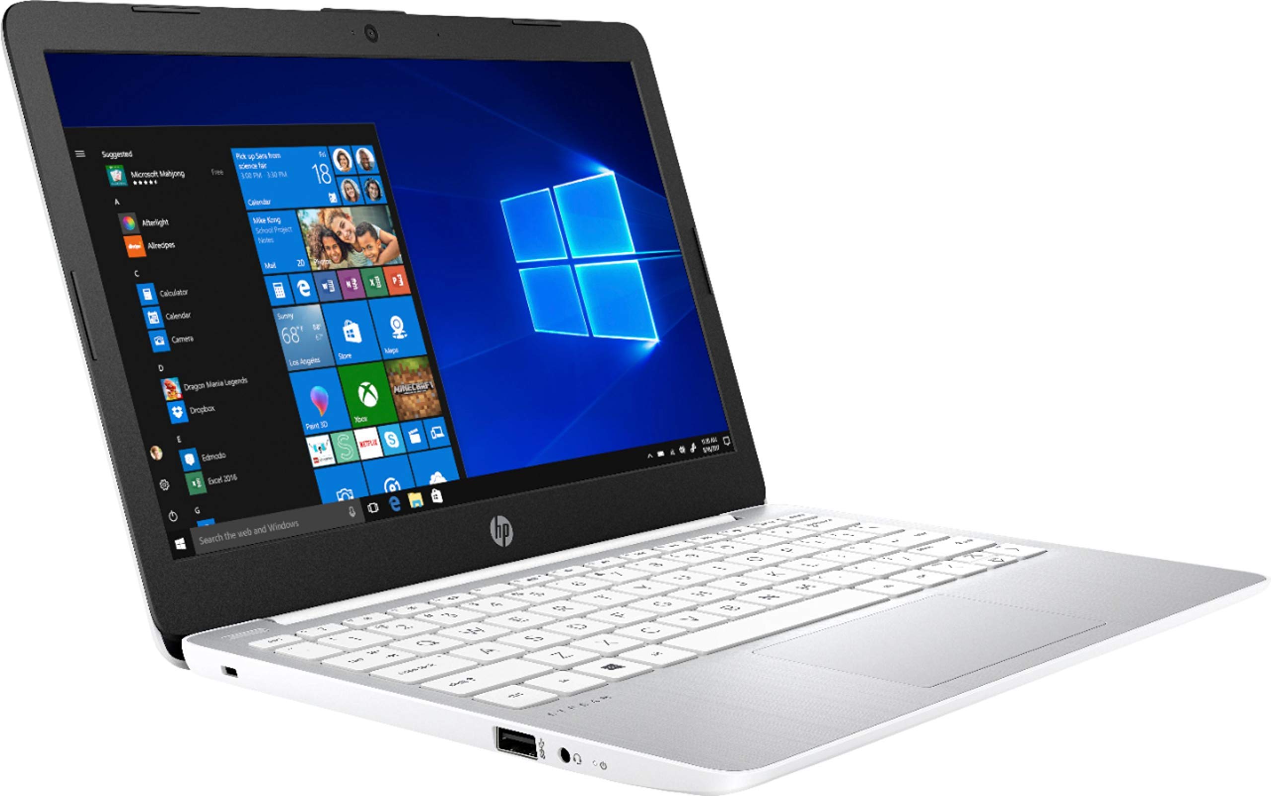 2020 Newest HP Stream 11.6 inch HD Laptop, Intel Celeron N4000, 4 GB RAM, 64 GB eMMC, Webcam, HDMI, Windows 10 (Renewed)