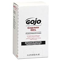 Gojo Cherry Gel Pumice Hand Cleaner, Cherry Scent, 2000 mL Refill PRO TDX Dispenser (Pack of 4) – 7290-04