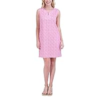 Stella Parker Women's Sleeveless UPF 50 Dress Notch Neck Sun Protection