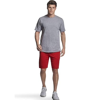 Russell Athletic Men's Dri-Power Cotton Blend Tees & Tanks, Moisture Wicking, Odor Protection, UPF 30+, Sizes S-4X