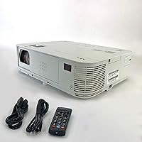 NEC NP-M322W DLP Projector 3200 ANSI HD 1080p PC 3D Ready USB A/B HDMI, Bundle Remote Control Power Cable HDMI Cable