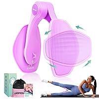 Thigh Master Thigh Exerciser for Women, Non-install Pelvic Floor Muscle Trainer for Postpartum Rehabilitation and Inner Thigh Toning, Hip Trainer Kegel Exerciser for Home Gym Fitness Equipment(Purple)