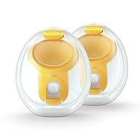 Hands-Free Collection Cups, Compatible with Freestyle Flex, Pump in Style with MaxFlow, and Swing Maxi Electric Breast Pumps, 1 Set of 2 Cups