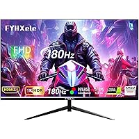 24 inch 180hz IPS Gaming Monitor, 1ms MPRT, FHD 1080P Gaming Monitor, Support 144hz/165hz/180hz, AMD Freesync Premium Display, Eye Care, DisplayPort, HDMI