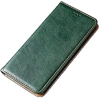 Case for iPhone 13/13 Mini/13 Pro/13 Pro Max, Premium Wallet Case Leather Flip Cover Magnetic Premium PU Leather Folio Flip Case with Kickstand (Color : Green, Size : 13pro max 6.7