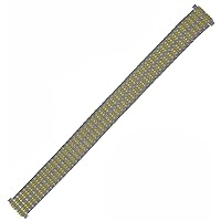 Speidel 11-14mm Wide Women Two Tone Expansion Watch Band