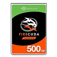 Seagate FireCuda 500GB Solid State Hybrid Drive Performance SSHD – 2.5 Inch SATA 6Gb/s Flash Accelerated for Gaming PC Laptop – Frustration Free Packaging (ST500LX025)