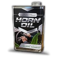 Horn Oil Gag Gift - Empty 32oz Steel Tin - Funny Car Prank - Pranks and Gags for Adults - Have Your Friends or Family Checking Their Horn Oil