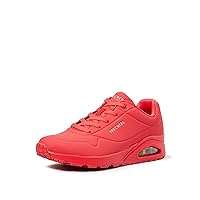 Skechers Women's Uno-Stand on Air Sneaker, RED, 8.5 Wide