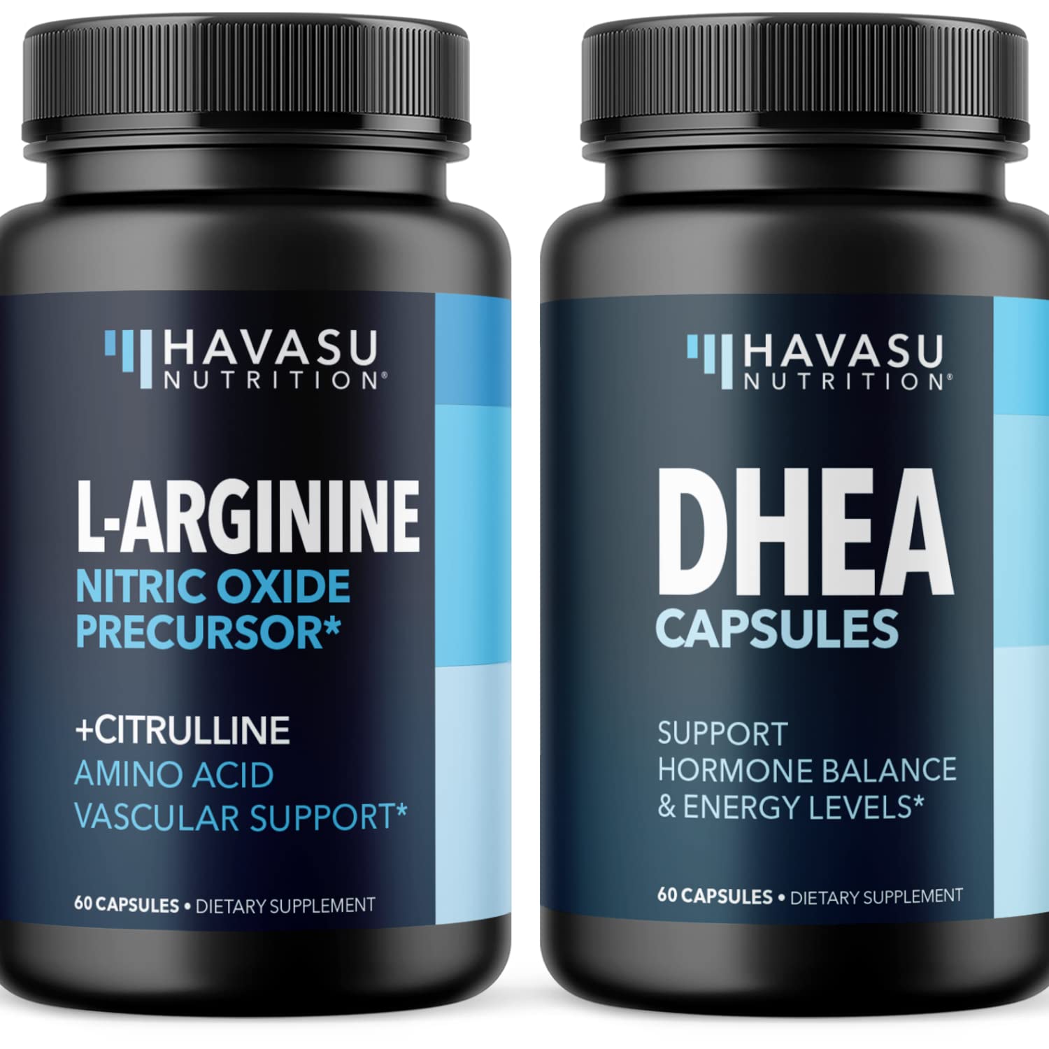 HAVASU NUTRITION L Arginine and DHEA Capsules with Potent Ingredients for The Ultimate Male Enhancing Supplement for Overall Health and Vascular Support
