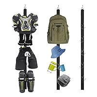 Hockey Drying Rack,Hockey Equipment Gear Drying Rack,Portable Sports Gear Organizer Hanging Straps with 5 Hooks,Ice Goalie Hockey Gifts For Boys Football Baseball Catcher.Outdoor Camping Must Haves