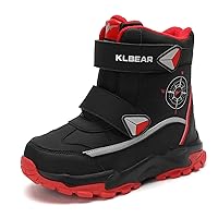 Boys Girls Snow Boots Winter Warm Waterproof Slip Resistant Cold Weather Outdoor Boots Kids Shoes