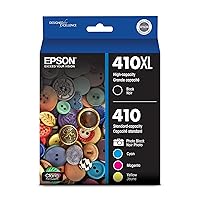 EPSON 410 Claria Premium Ink High Capacity Black & Standard Color Cartridge Combo Pack (T410XL-BCS) Works with Expression Premium XP-530, XP-630, XP-640, XP-7100, XP-830