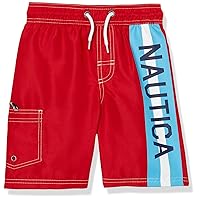 Nautica Boys' Swim Trunk with UPF 50+ Sun Protection