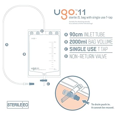  Ugo 2L Night Bags (x10) – Urine Drainage Bags/Catheter
