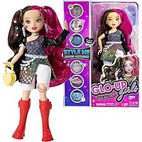 GLO-UP Girls Season 2 Erin Alternative Girl Fashion Doll, Dazzling Jewelry, Hair Gems, Accessories, Fashions, Face Stickers, Makeup, Nails