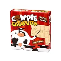 Cowpie Catapults - Launch Poop with a Catapult to Knock Over Cows, Last Moo Standing Wins, Easy to Learn, Cow Tipping Funny Kid Family Board Game, Age 6+