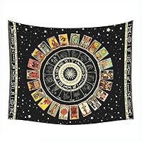 Tarot Tablecloth Rune Divination Altar Tarot Table Cover Tapestry Hanging Decor for Magicians Board Games Card Pad