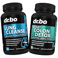 Lung Cleanse & Colon Detox - Herbal Formulas to Support Respiratory Health & Bowel Movements