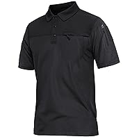 MAGNIVIT Men's Short Sleeve Polo Shirt Outdoor Quick Dry Military Tactical Shirt Pullover