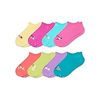 HUE Women's No Show Sport Socks, 8 Pair Pack