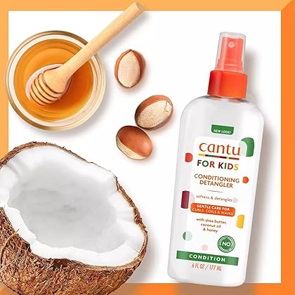 Cantu Care for Kids Conditioning Detangler, Coconut, 6 Fl Oz