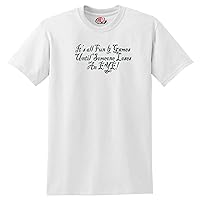 It's All Fun & Games Until Someone Loses an Eye Funny Youth T-Shirt
