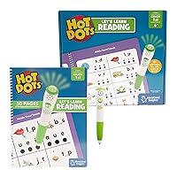 Educational Insights Hot Dots Let's Learn 1st Grade Reading, Reading Activity Workbook, Ages 6-7
