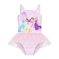 Toddler Girls Princess Swimwear One Piece Swimsuits Bathing Suit Beach Holiday Summer Gift