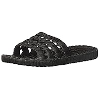 TECS Mens Quick Drying Lightweight Water Shoe with Open Toe, Rubber Sole with Drainage Hole Water Shoe for Beach, Showers, House Slipper, Dorms, Outdoor and Versatile Use