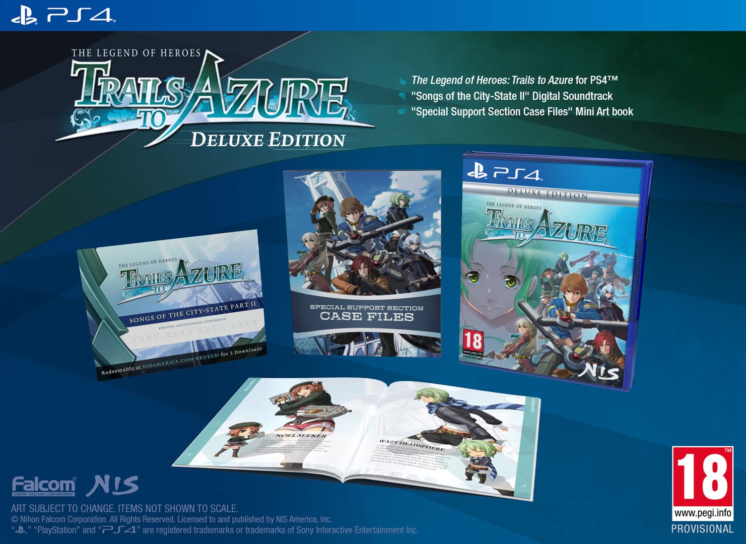 The Legend of Heroes: Trails to Azure Deluxe Edition (PS4)