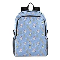 ALAZA Snowman on Skate Packable Hiking Outdoor Sports Backpack