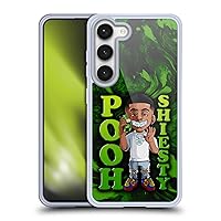 Head Case Designs Officially Licensed Pooh Shiesty Green Graphics Soft Gel Case Compatible with Samsung Galaxy S23 5G and Compatible with MagSafe Accessories