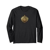 Marvel Guardians of the Galaxy Vol. 3 Golden Center Badge Long Sleeve T-Shirt