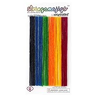 Stringamajigs Art Yarn Wax Sticks for Kids Crafting - Retail Package of 1 Pack of 48