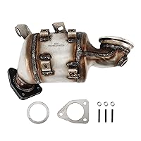 Front Stainless Steel Catalytic Converter Kit Compatible with Encore 2013-2018, Cruze 2011-2016, Sonic 1.4L 2012-2016, Trax 2015 2016 High Flow Catalytic Converters OEM#16953 - EPA Compliant