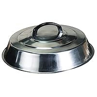 Blackstone Griddle Accessories - 12 Inch Round Basting Cover - Stainless Steel - Cheese Melting Dome and Steaming Cover - Best for Use in Flat Top Grill Cooking Indoor or Outdoor