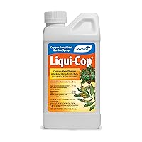 Monterey Liqui-Cop All Natural Fungicide For Disease Prevention - Pint LG3100, Brown/A