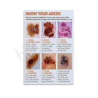 HMGKLD Beauty Art Poster Detecting Skin for Skin Cancer Art Poster (8) Canvas Painting Posters And Prints Wall Art Pictures for Living Room Bedroom Decor 12x18inch(30x45cm) Unframe-style
