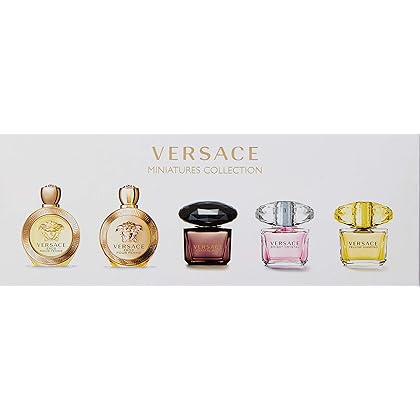 Versace Miniature Variety Collection 5 Piece Mini Set for Women